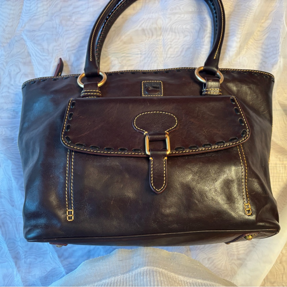 Dooney and Bourke Dark Brown Leather Handbag